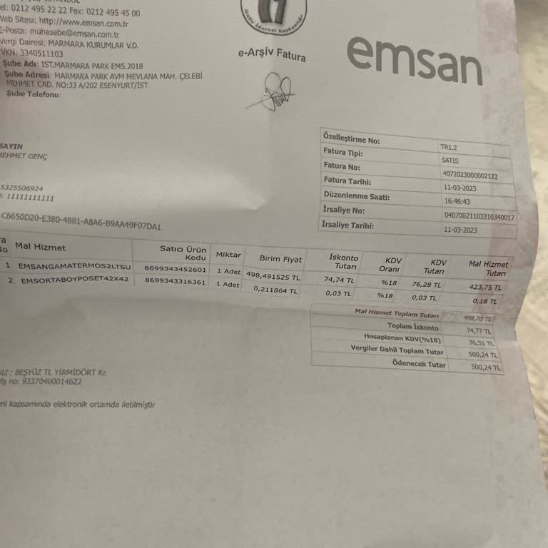 Emsan Müşteri Hizmetleri Tutum Davranışı Ve Gerekli Hizmeti Vermeme