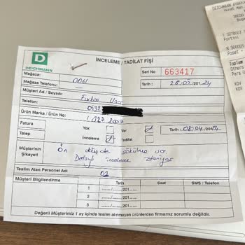 Deichmann Fortini Marka Ayakkabı Ön Dikişte Sökülme