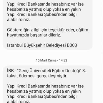 İBB Genç Üniversiteli Eğitim Desteği