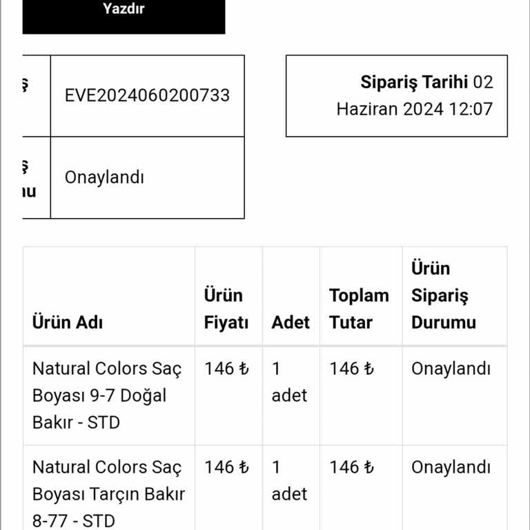 Eve Siparişi Gönderilmiyor, Sipariş Durumunu Takip Edemiyorum
