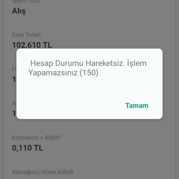 Kuveyt Türk Yatırım Hisse Sorunu