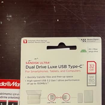 Media Markt Alının 1 TB Yerine 32 GB Sandisk USB Yanlış Gönderim