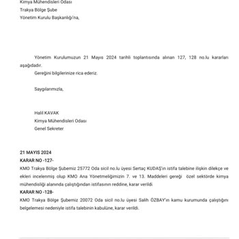 Kimya Mühendisleri Odasından Çıkamıyorum