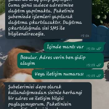 hepsiJET Kargomun İçinde Bozulacak Ürün Var Ancak Teslimat Gününe Cuma Diyorlar