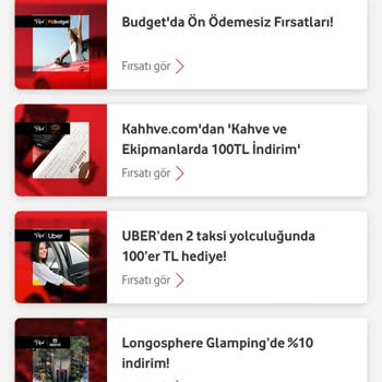 Vodafone Red Kampanyalarını Kullandırtmıyor