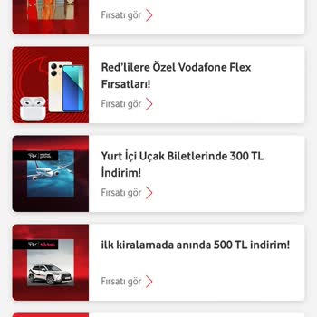 Vodafone Red Kampanyalarını Kullandırtmıyor