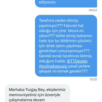 Türk Telekom Faturalı Hat Sorunu