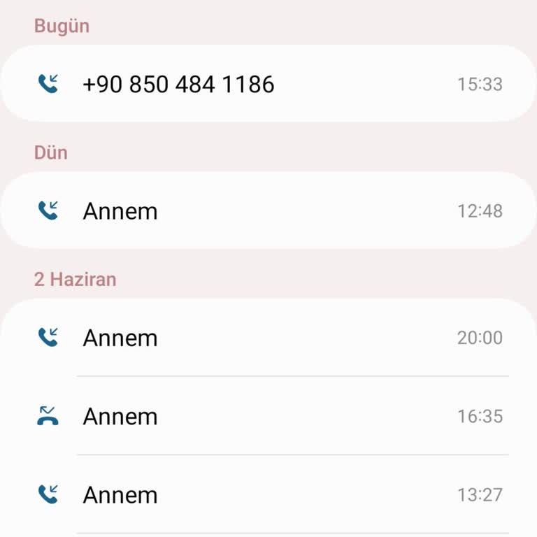 0850 484 11 86 Numaralı Numaradan Arandım