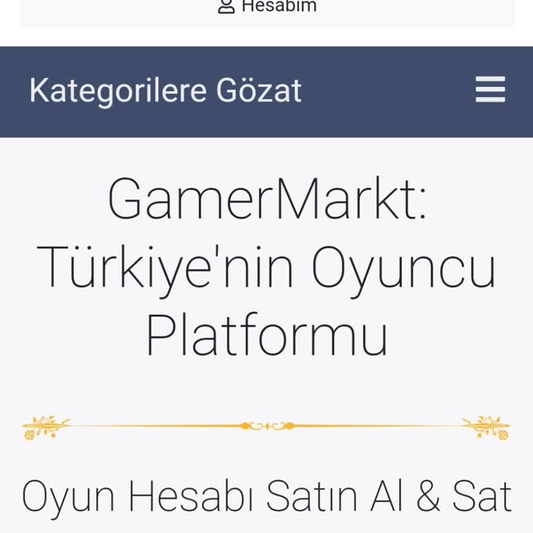 Gamermarkt Bakiye Sorunu Yardın