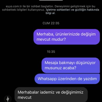 Müşteri İle İlgilenilmiyor (Eyyo)
