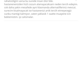 Medical Park Hastanesinin İlgisiz Ve Sorumsuz Tutumu