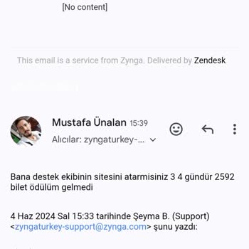 101 Okey Plus Biletim Gelmedi 2592 Bilet