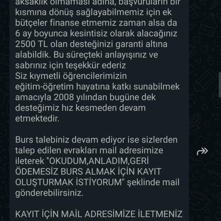 Finans Kuruluşları Adıyla Dolandırıcılık İlkeli Birey Burs Başvurusu