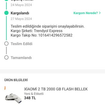 Trendyol Express Kargoya Verilen Ürünün Akıbeti Bilinmiyor