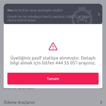 Tiktak Araç Kiralamayı Kullanamıyorum