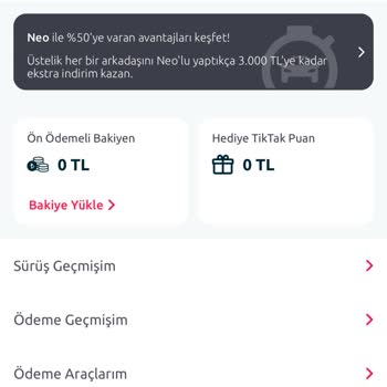 Tiktak Araç Kiralamayı Kullanamıyorum