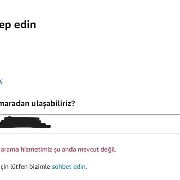 Amazon TR İade İçin Ulaşım Sağlayamama Sorunu