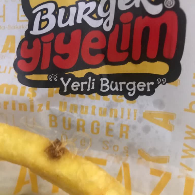 Burger Yiyelim Patatesinde Anlam Veremediğim Bir Şey Çıktı