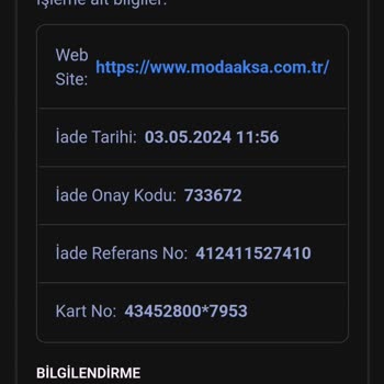 Ziraat Bankası İade Para Ücreti Hesabıma Yatırılmadı