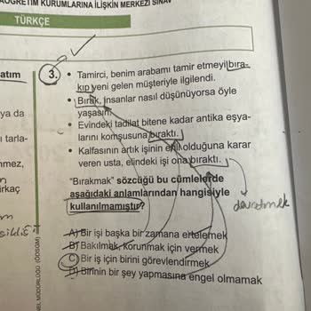 Milli Eğitim Bakanlığı (MEB) 2024 LGS Hatalı Türkçe Sorusu