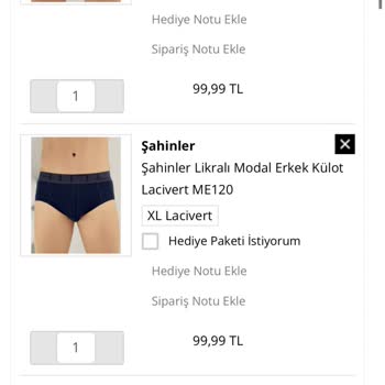 Şahinler İç Giyim Webden Alışverişte İade Ve Değişim Sorunu