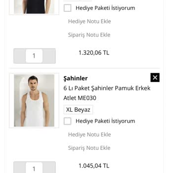 Şahinler İç Giyim Webden Alışverişte İade Ve Değişim Sorunu