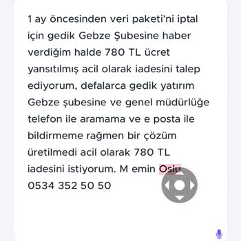 Gedik Yatırım Gebze Şubesi Şikayet