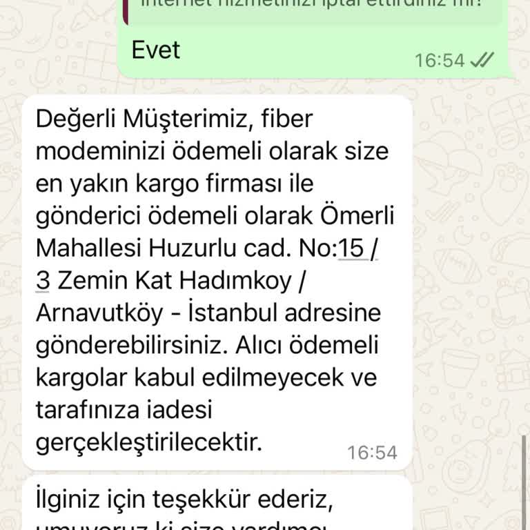 Millenicom İnternet İptal Sorunları