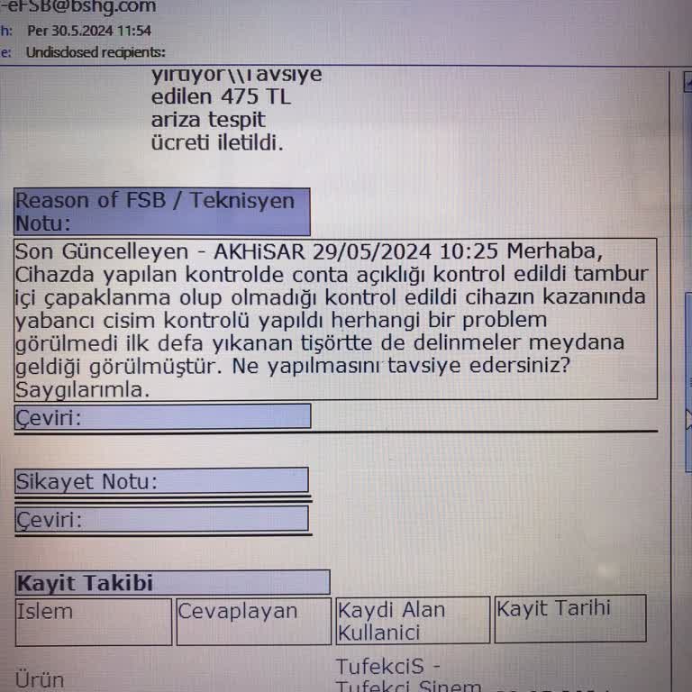 Profilo Yeni Ürünün Arkasında Durmuyor Ve Çözüm Getirmiyor