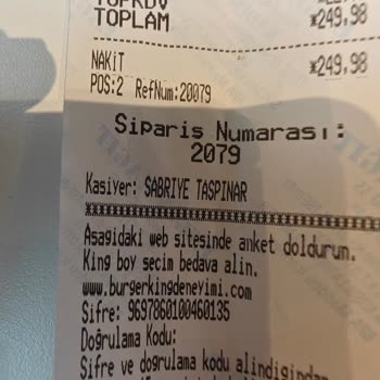 Burger King Deneyimi Mağduriyeti Yaşadım.