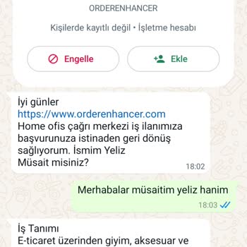 Order Enhancer Şikayet Var Ali