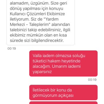 Yemeksepeti Ücret İadesi Yapmıyor