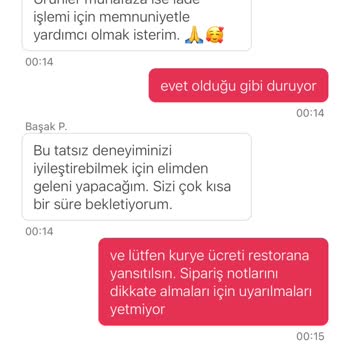 Yemeksepeti Ücret İadesi Yapmıyor