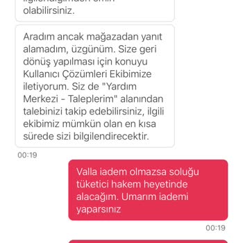 Yemeksepeti Ücret İadesi Yapmıyor