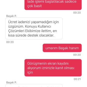 Yemeksepeti Ücret İadesi Yapmıyor