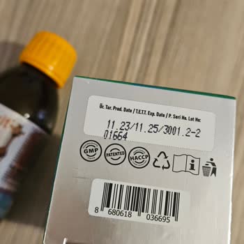 Argivit Focus Şurubu Şişe Kilidi Yok Ve Açınca Köpürdü