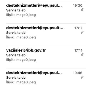 İBB - İstanbul Büyükşehir Belediyesi Ücretsiz Servis Talebime Yanıt Alamıyorum