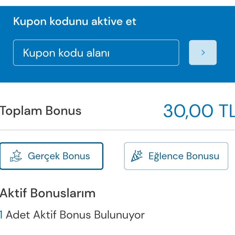 Milli Piyango Bonus Ödül Harcaması