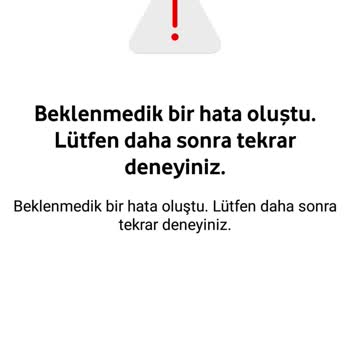 Vodafone Kullanıcı Tanımlama Sorunu