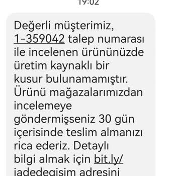 Skechers Ürün İadesi Kabul Edilmedi