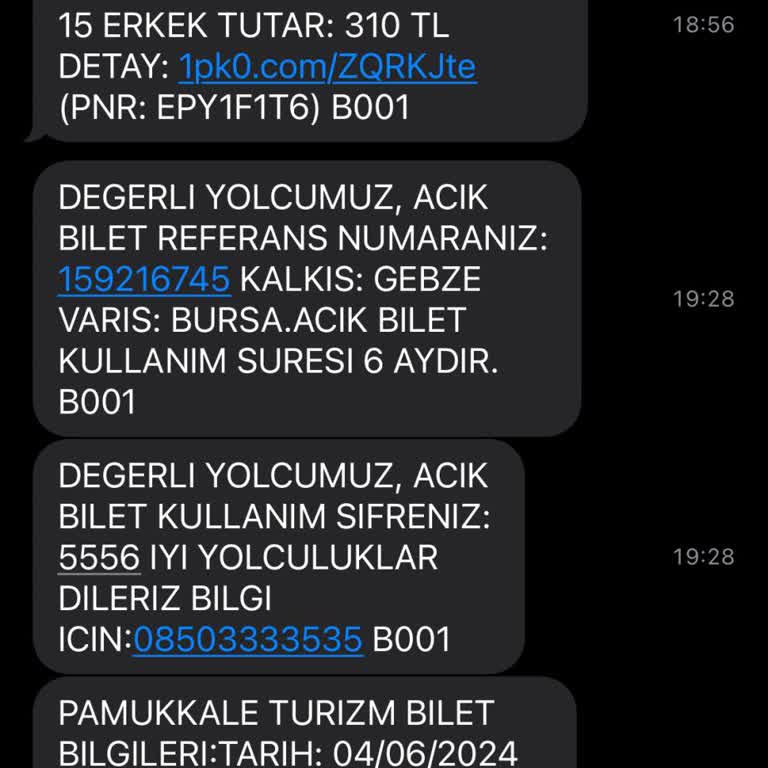 Pamukkale Turizm Pamukkale'nin Otobüs Saatine Güvenilmez