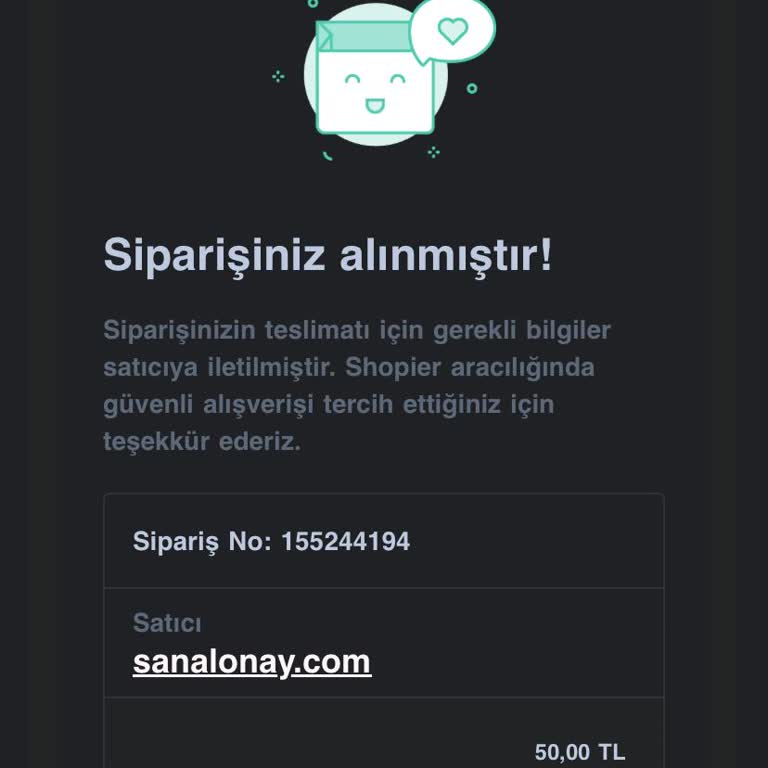 Shopier İade Etmek İstiyorum