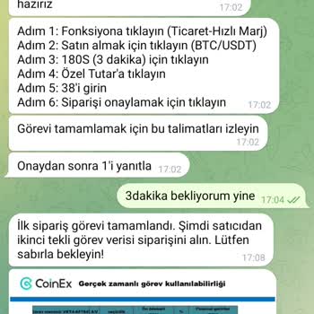 Coinex Dikkat Mağdur Oldum