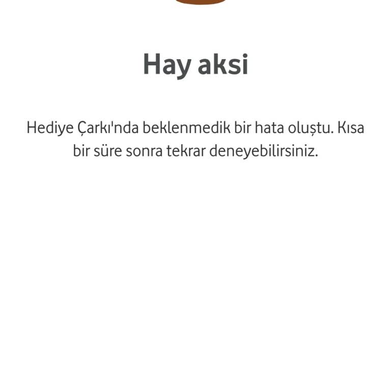 Vodafone Şikayet Var Hediye Çarkı