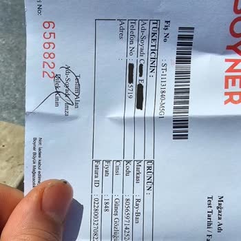 Rayban Güneş Gözlüğünde Soyulma