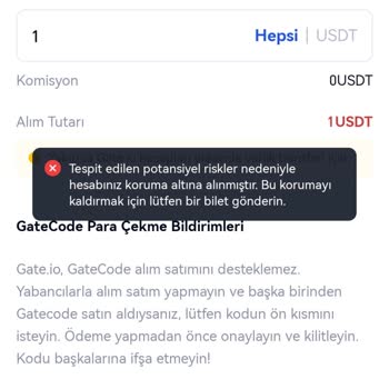 Gate.io Parama El Koydu!