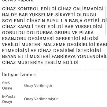 Bosch Kombi Su Seviyesi (Bar) Yükseltme Sorunu