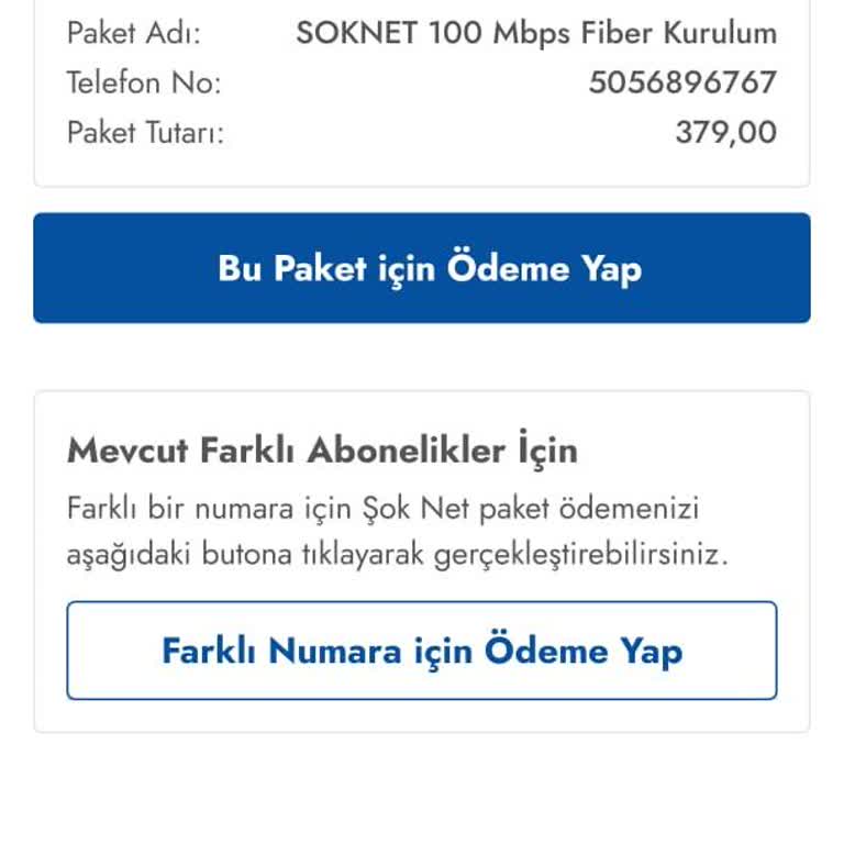Şok Net Kurulum Ücreti 500 3 Aydan İtibaren 197TL'lik Tarife 400 TL!