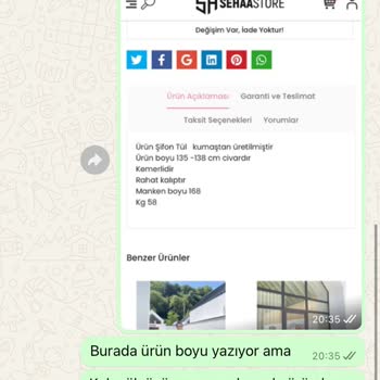 Sehaa Store Sitede Ürün Hakkında Yanlış Bilgi Verip Ücret İade Etmiyor