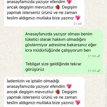 Sehaa Store Sitede Ürün Hakkında Yanlış Bilgi Verip Ücret İade Etmiyor